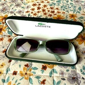 Lacoste R479RS/S Sunglasses & Medium Green Hard Case UNISEX